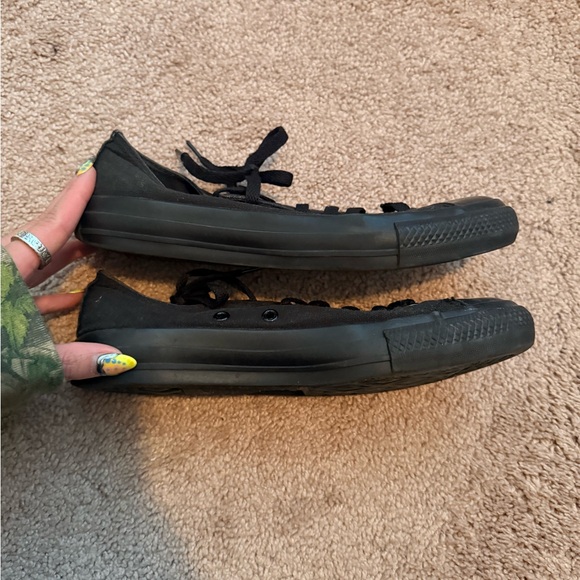 Converse Women's Black Sneakers - Picture 9 of 9